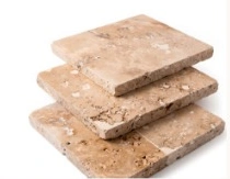Detalhe de travertino Rustic